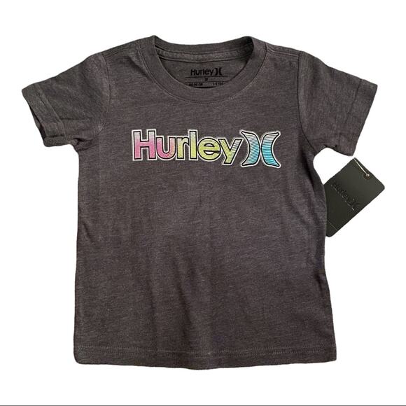 Hurley Gray Toddler Boys T-Shirt Size 2T - Picture 1 of 1
